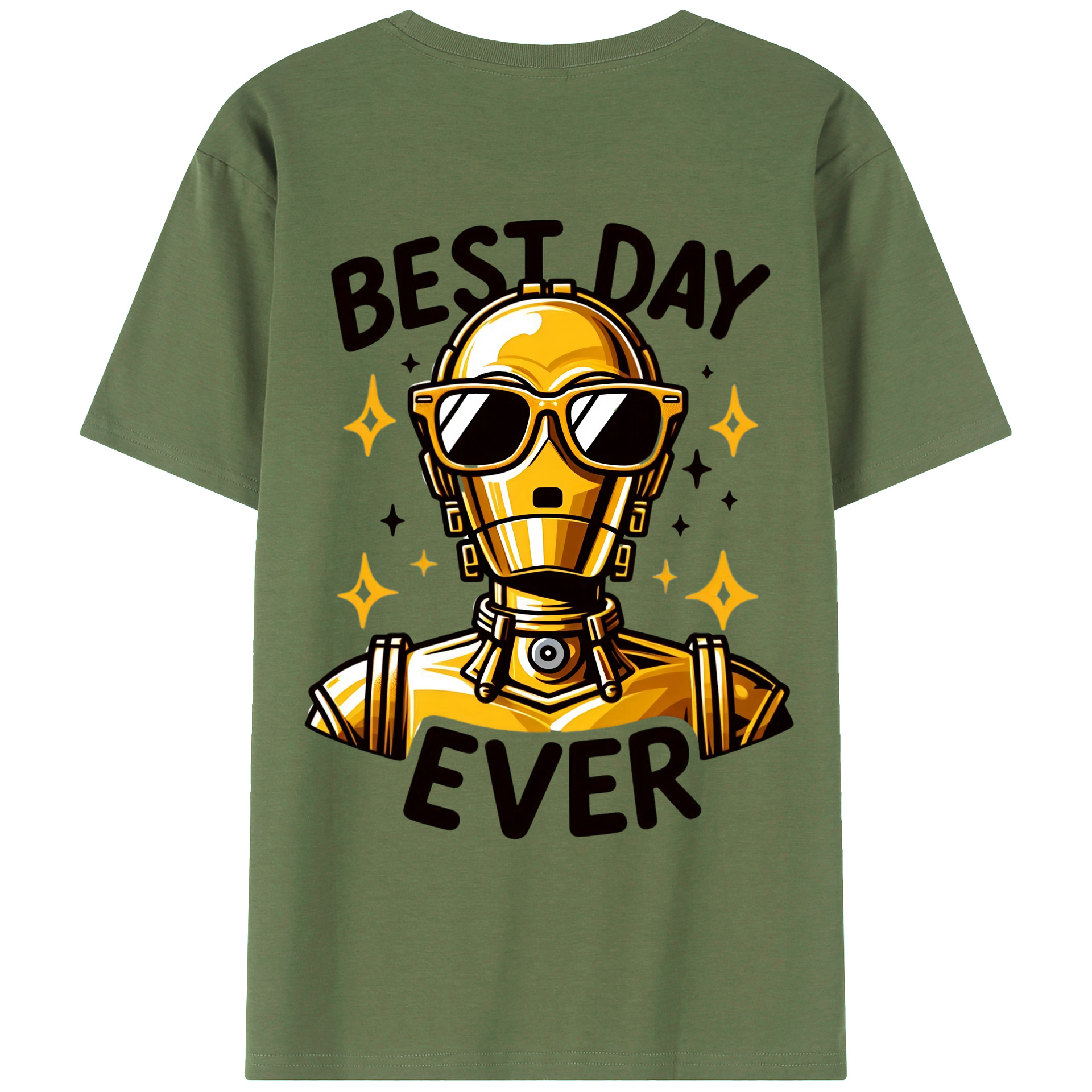 （画像用） スター・ウォーズ Star Wars 綿100％ メンズ半袖Tシャツ（バックプリント） 通気性